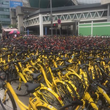 上海で自転車多すぎる。。。の件